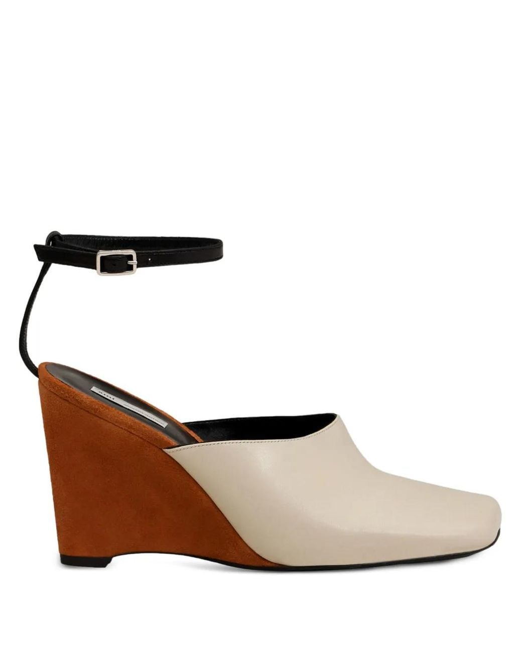 AMI Natural Wedge-Mules 85Mm