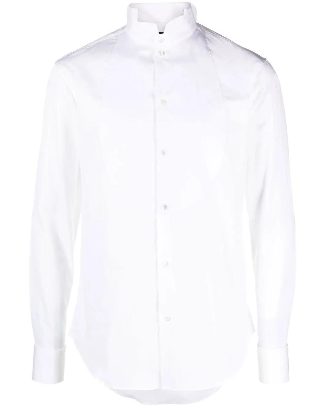 Emporio Armani Effen Overhemd in het White voor heren