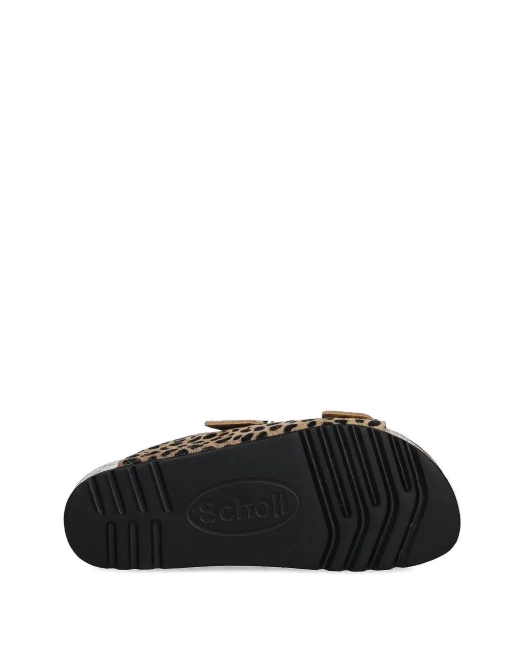 Scholl Natural Noelle Leopard-Print Slides