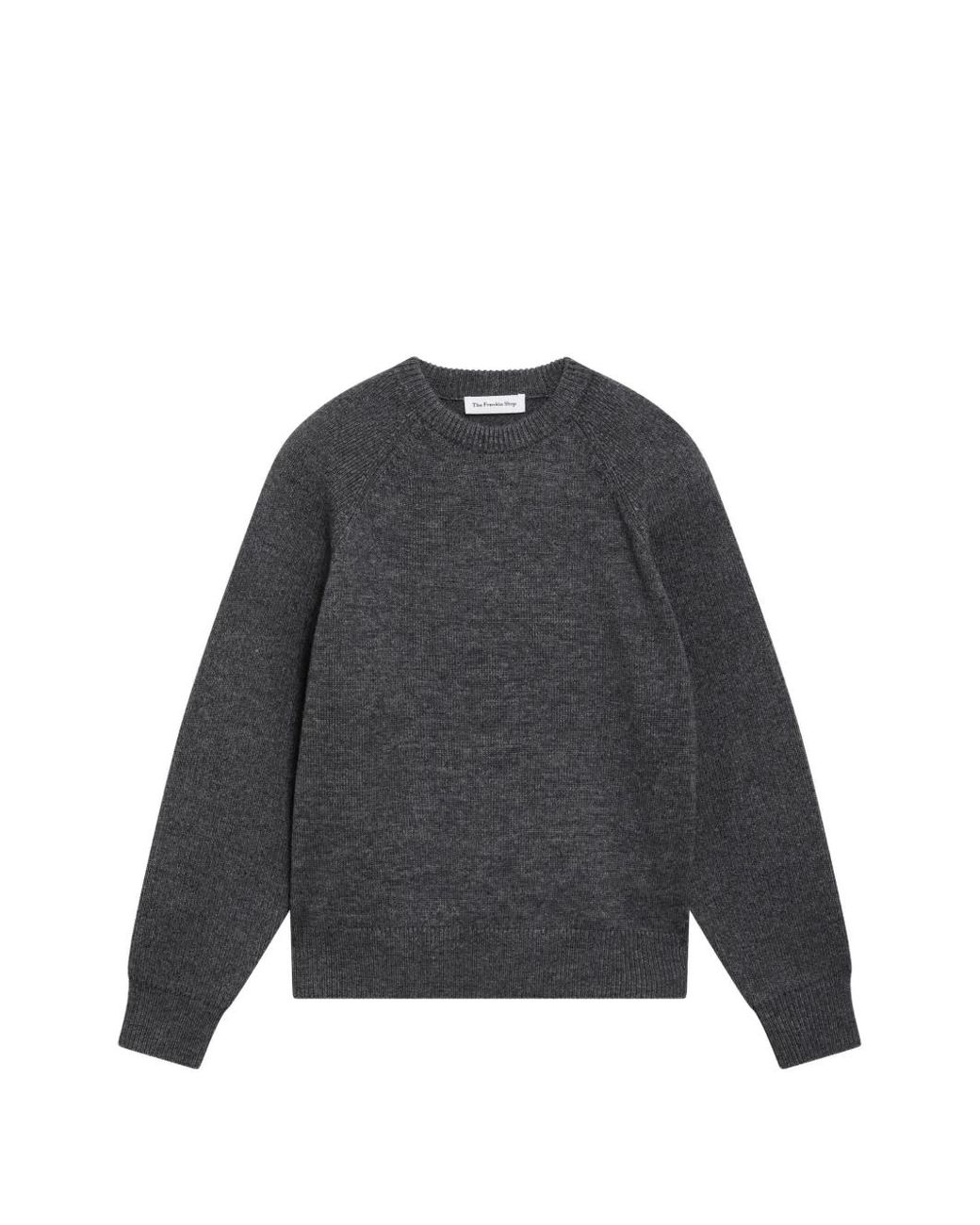 Frankie Shop Gray Lina Padded Sweater