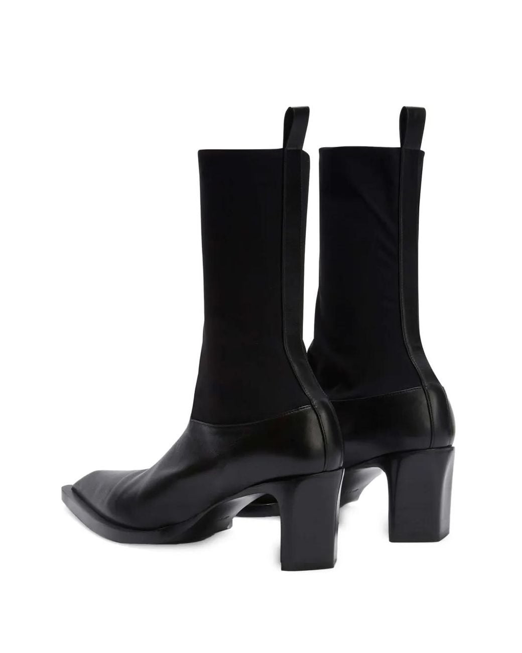 Jil Sander Black Ankle Boots