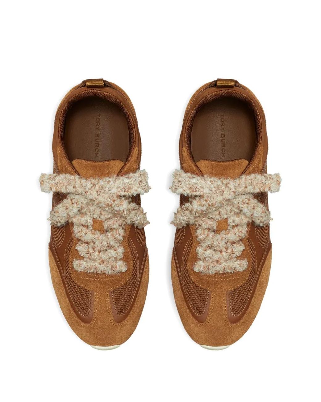 Tory Burch Brown Field Sneakers