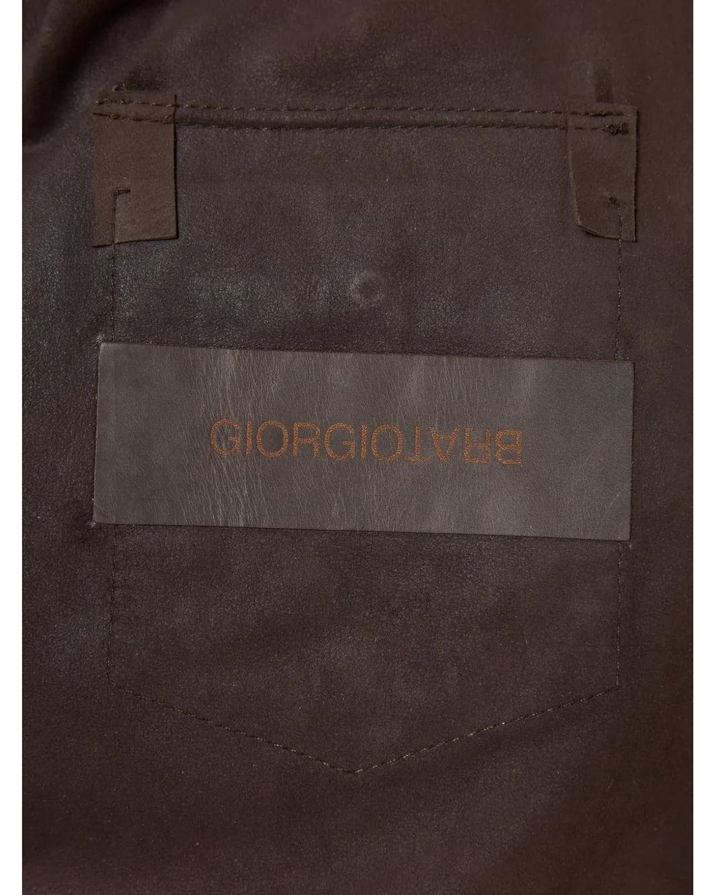 Giorgio Brato Brown Buttoned Flap-Pocket Shirt Jacket for men