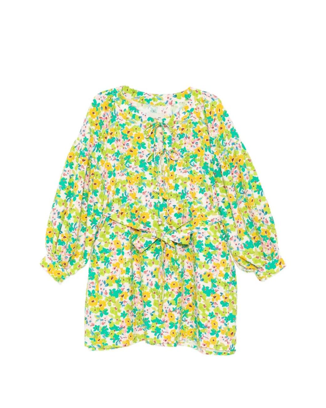 Bambah Green Fiona Selva Mini Dress