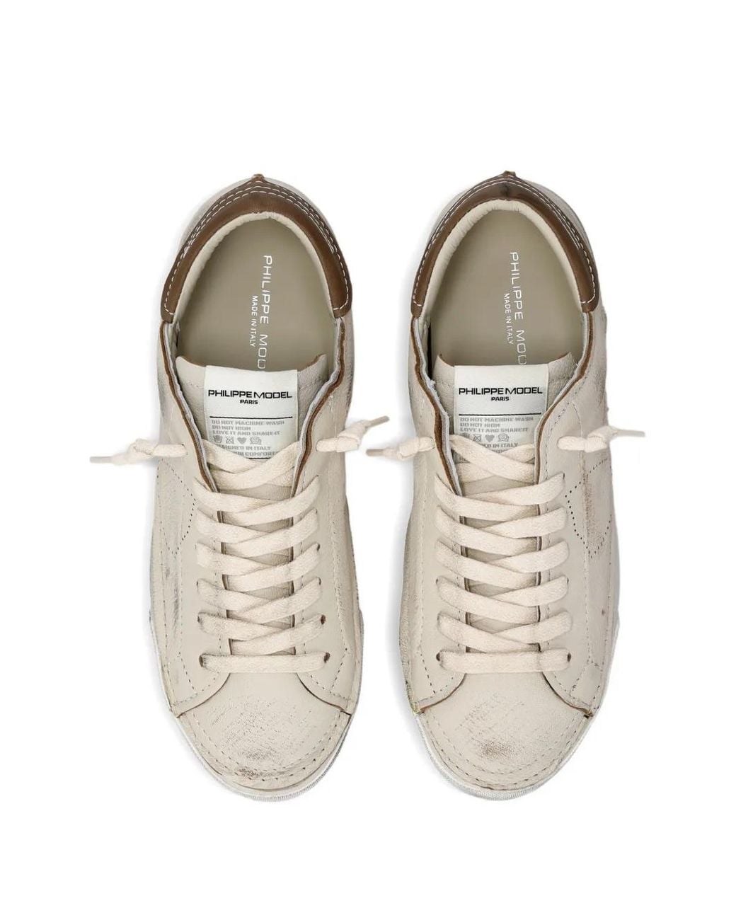 Philippe Model White Sneakers for men
