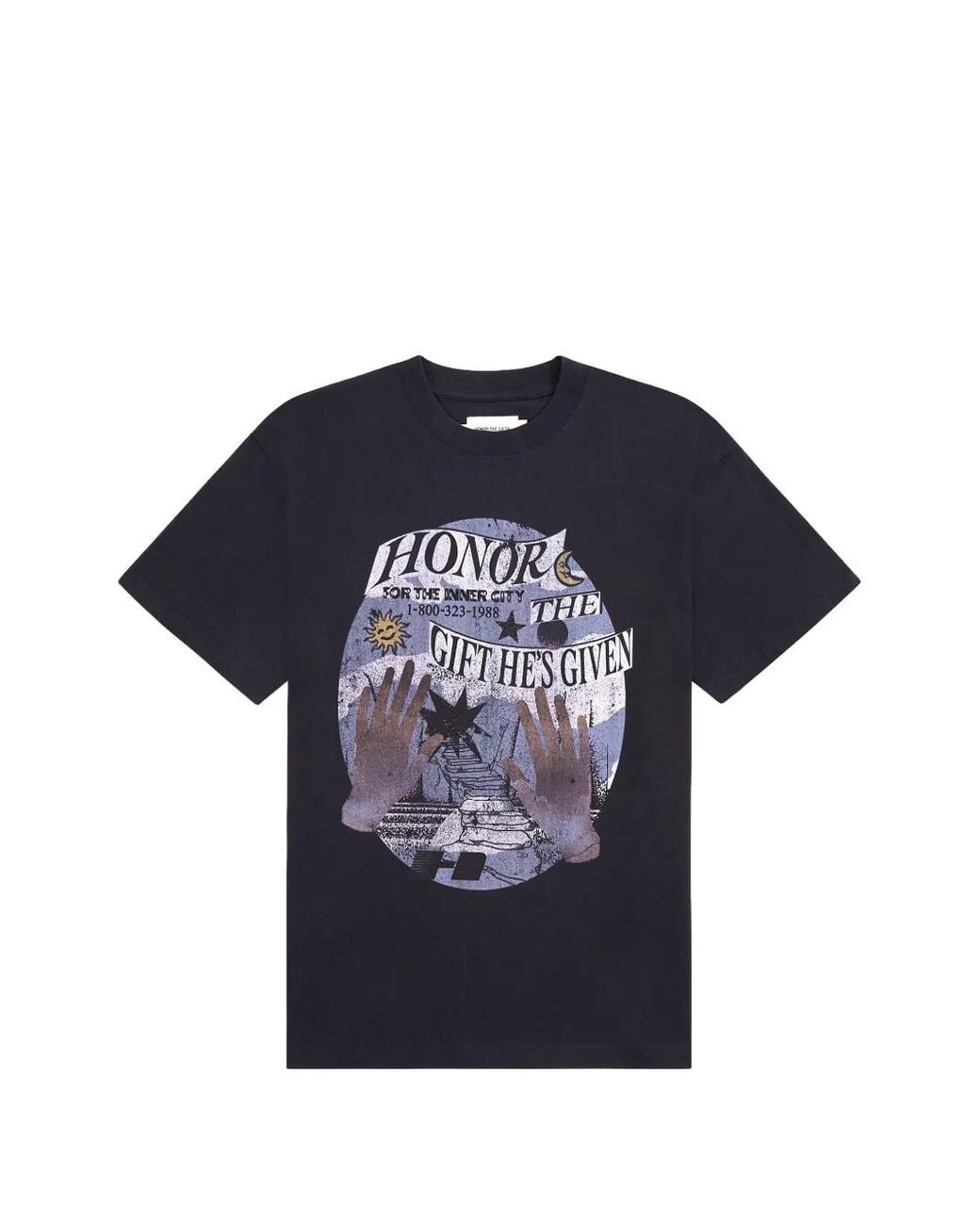 Honor The Gift Blue Gift He's Given T-Shirt for men