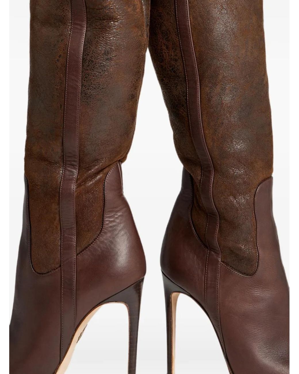 DSquared² Brown Canadian Heeled Boots