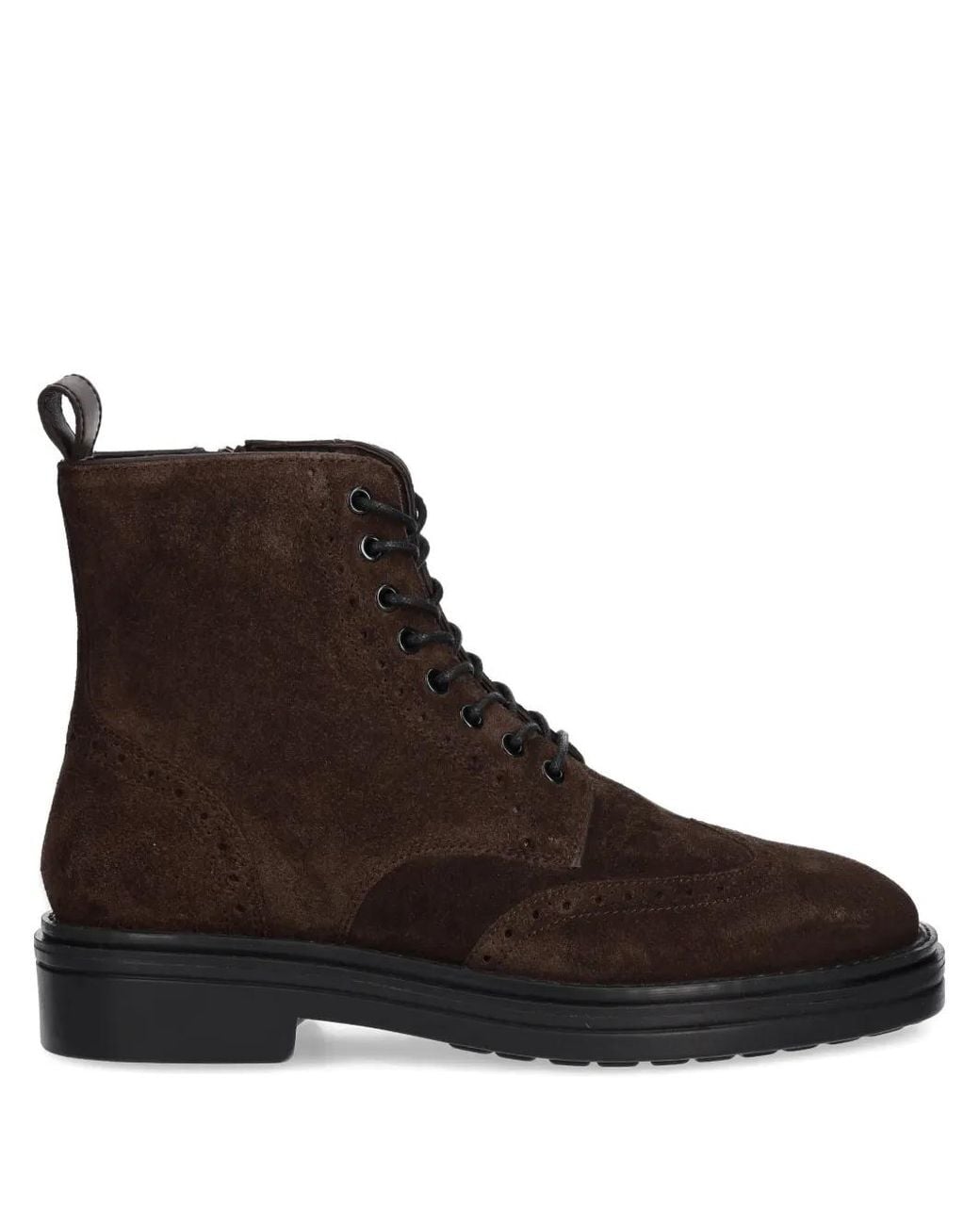 Gant Brown Lace-Up Wingtip Boots for men