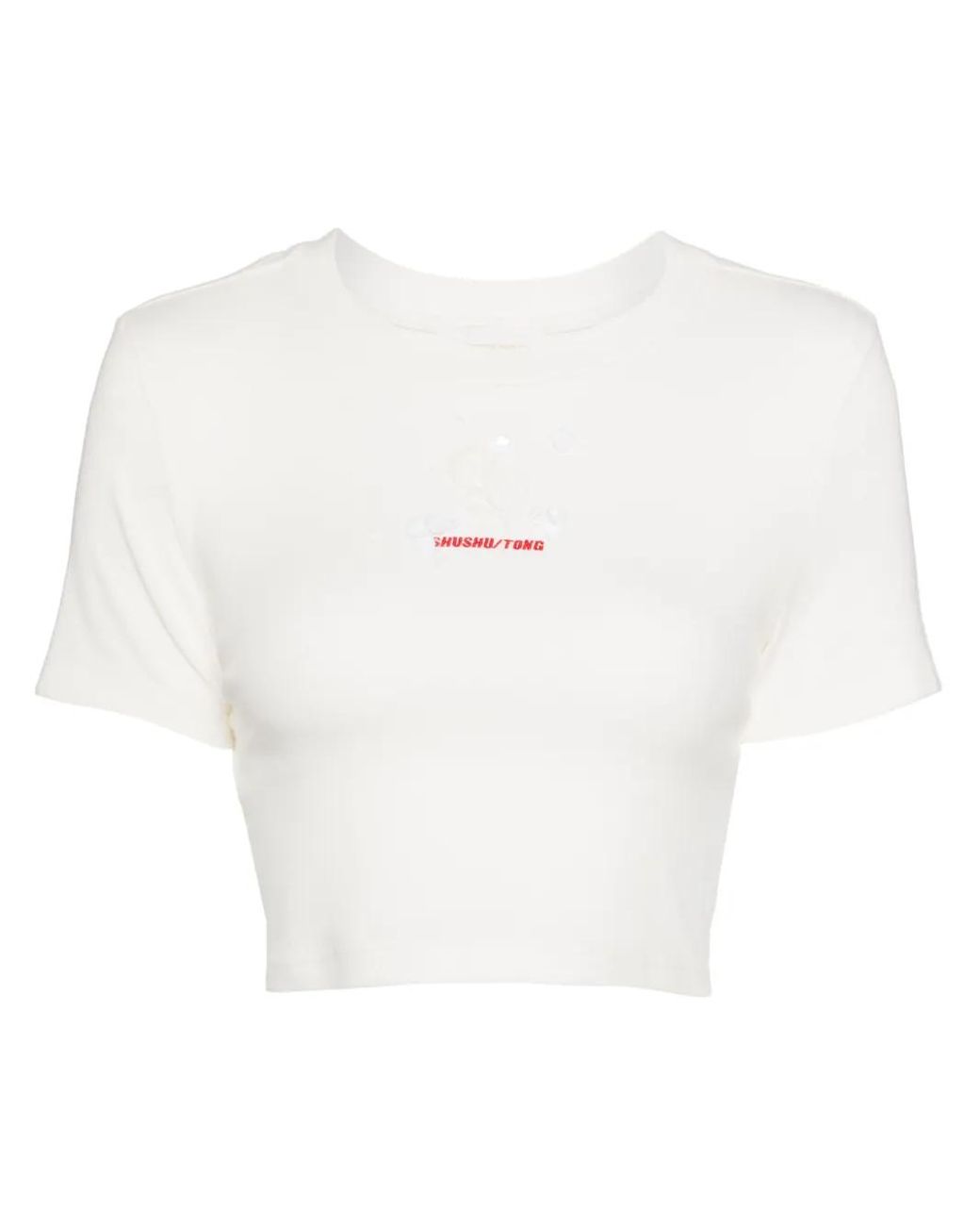 トップス SHUSHU TONG | 3D short T-shirt SHUSHU TONG | 3D short T-shirt