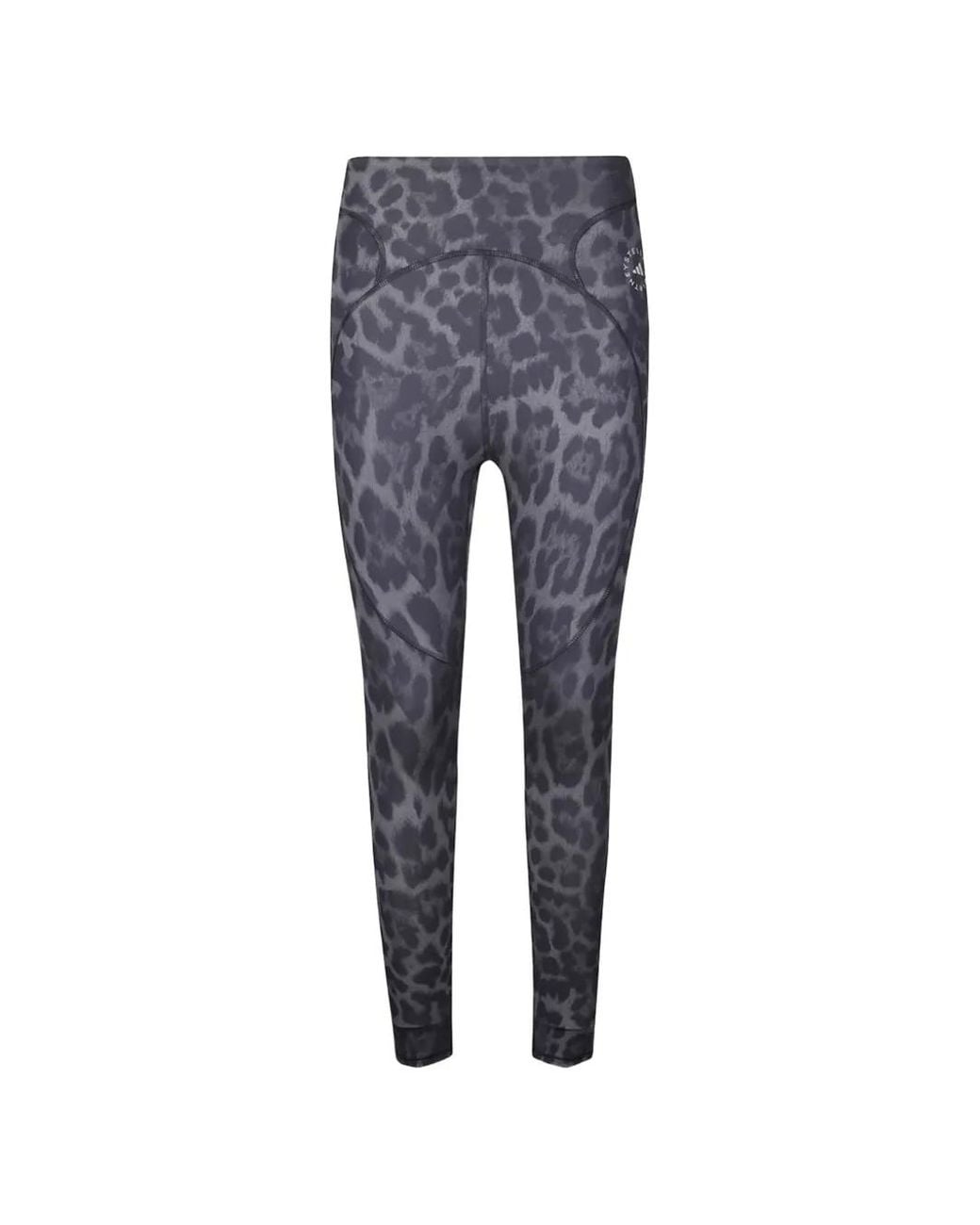 Adidas By Stella McCartney Blue X Stella Mccartney Leopard-Print Leggings