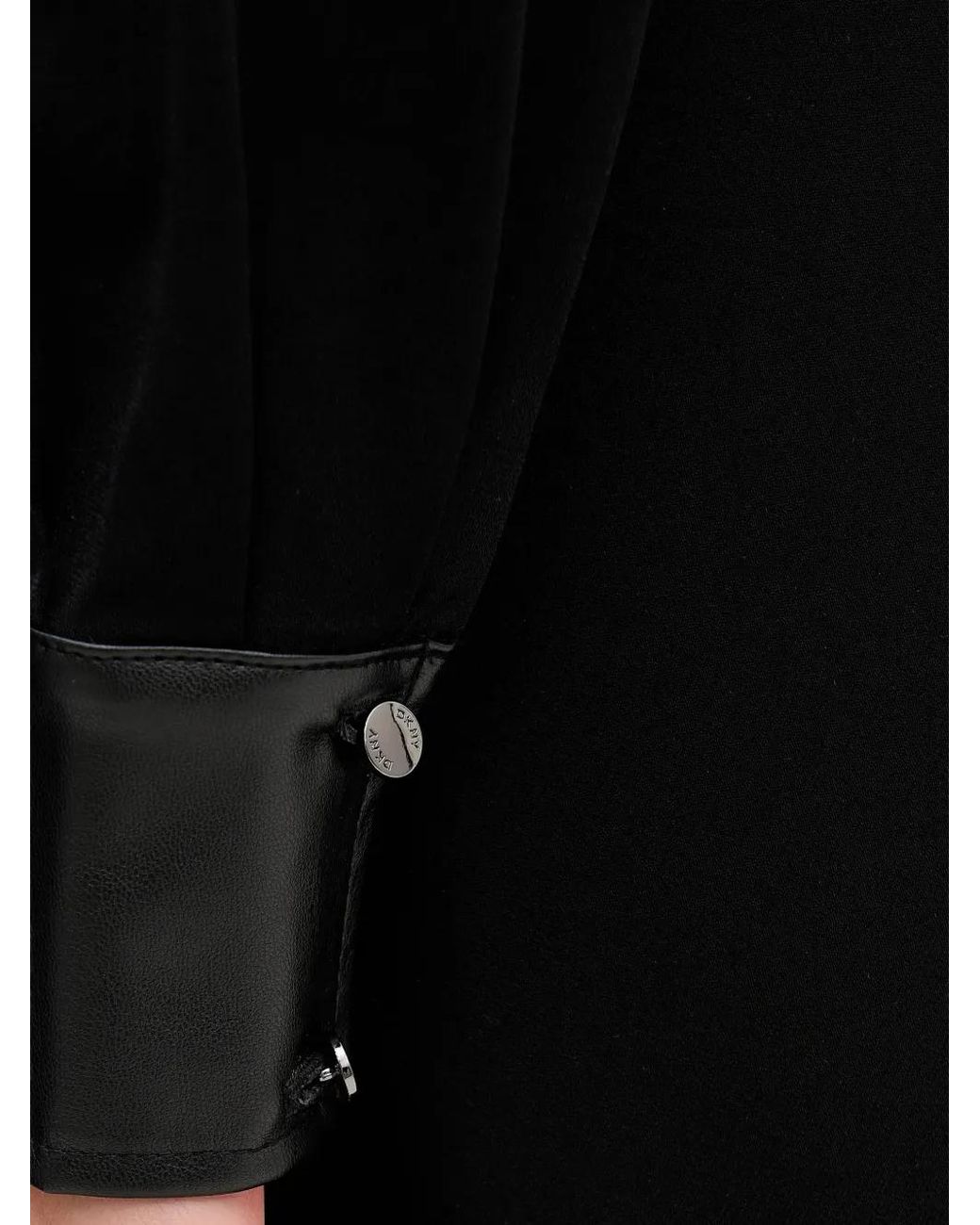 DKNY Black Long Sleeve Blouse