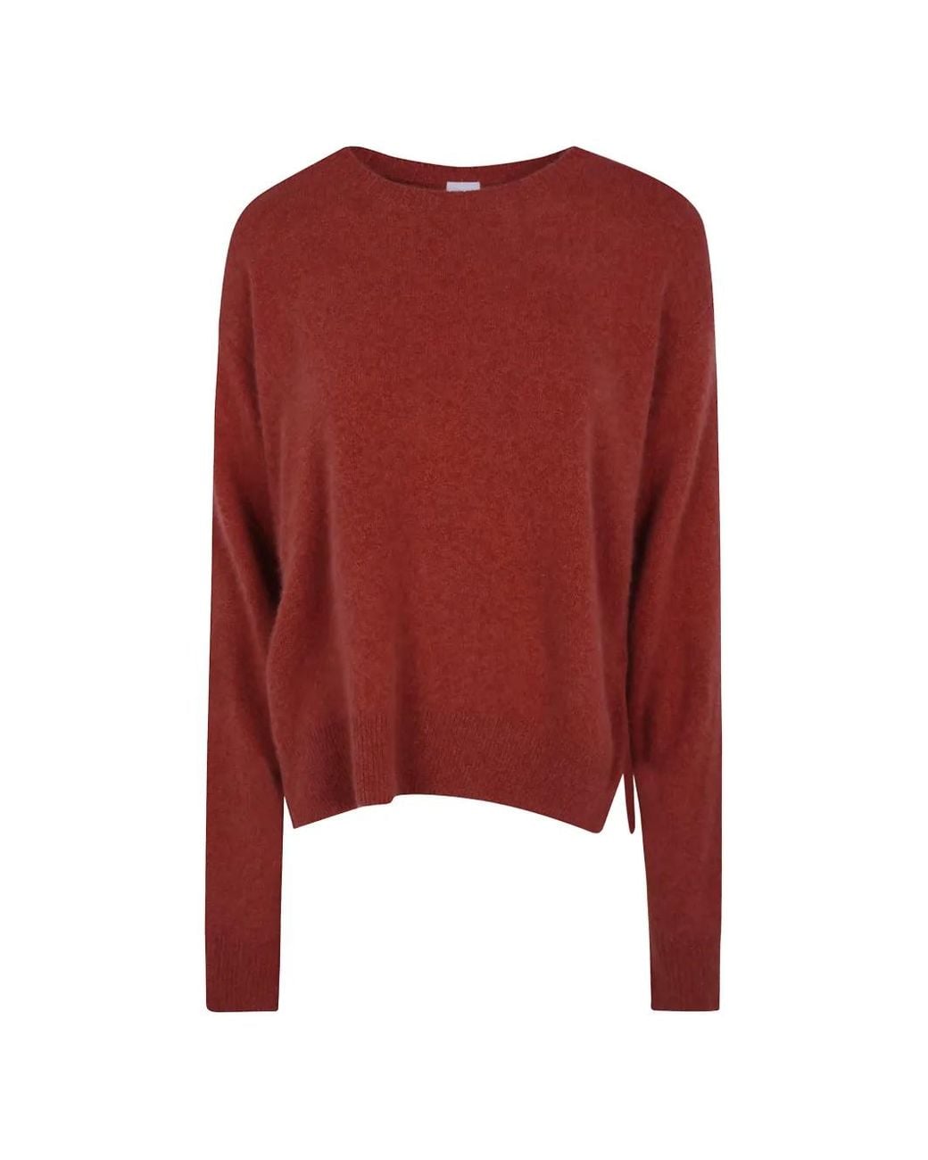C.t. Plage Red Round-Neck Wool Sweater