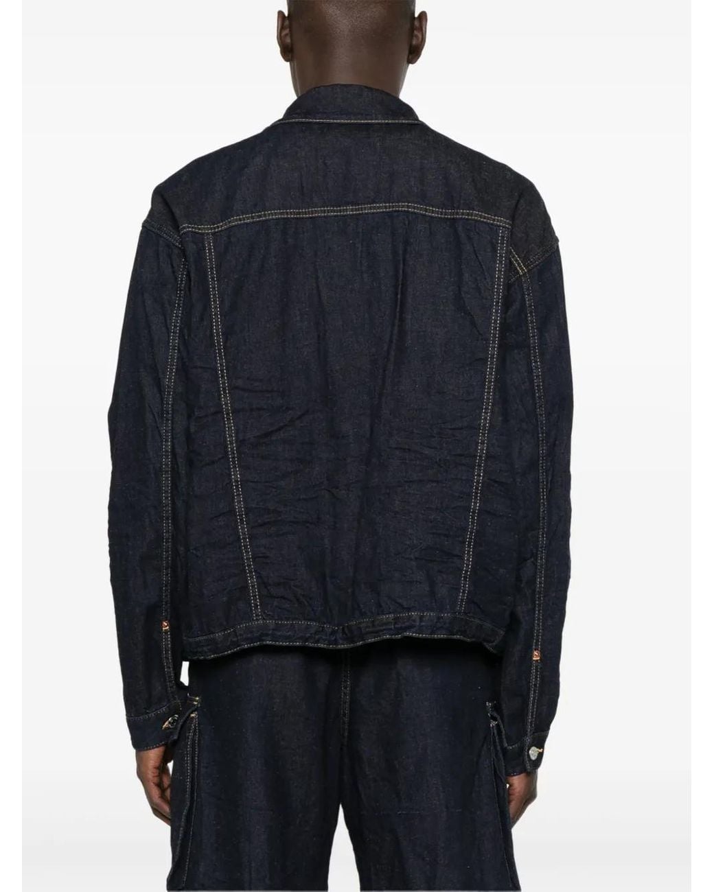 DSquared² Blue Drawstring Jacket for men