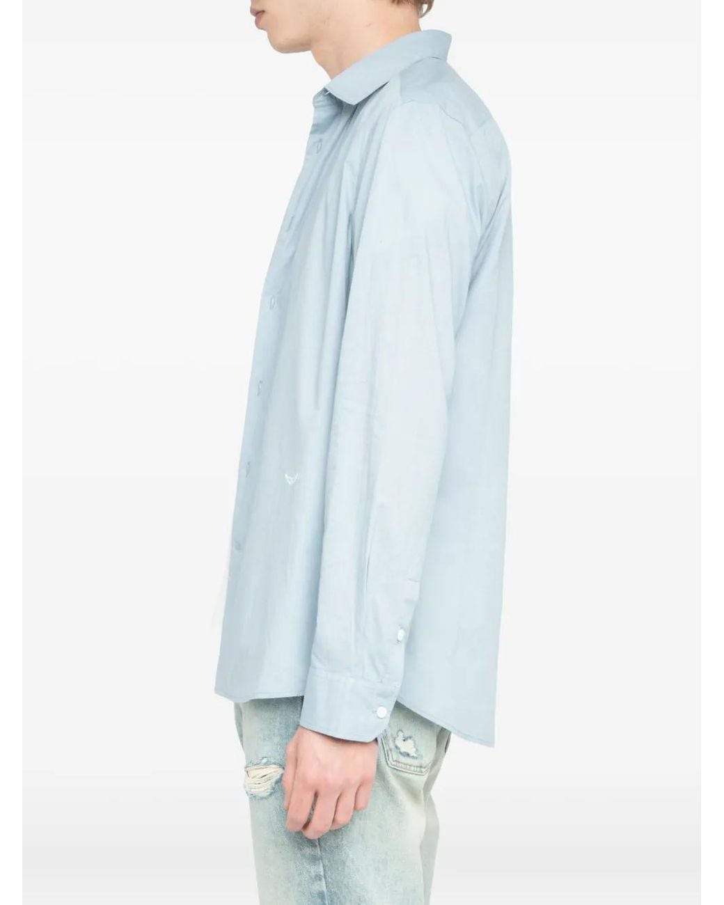 Zadig & Voltaire Blue Sid Shirt for men