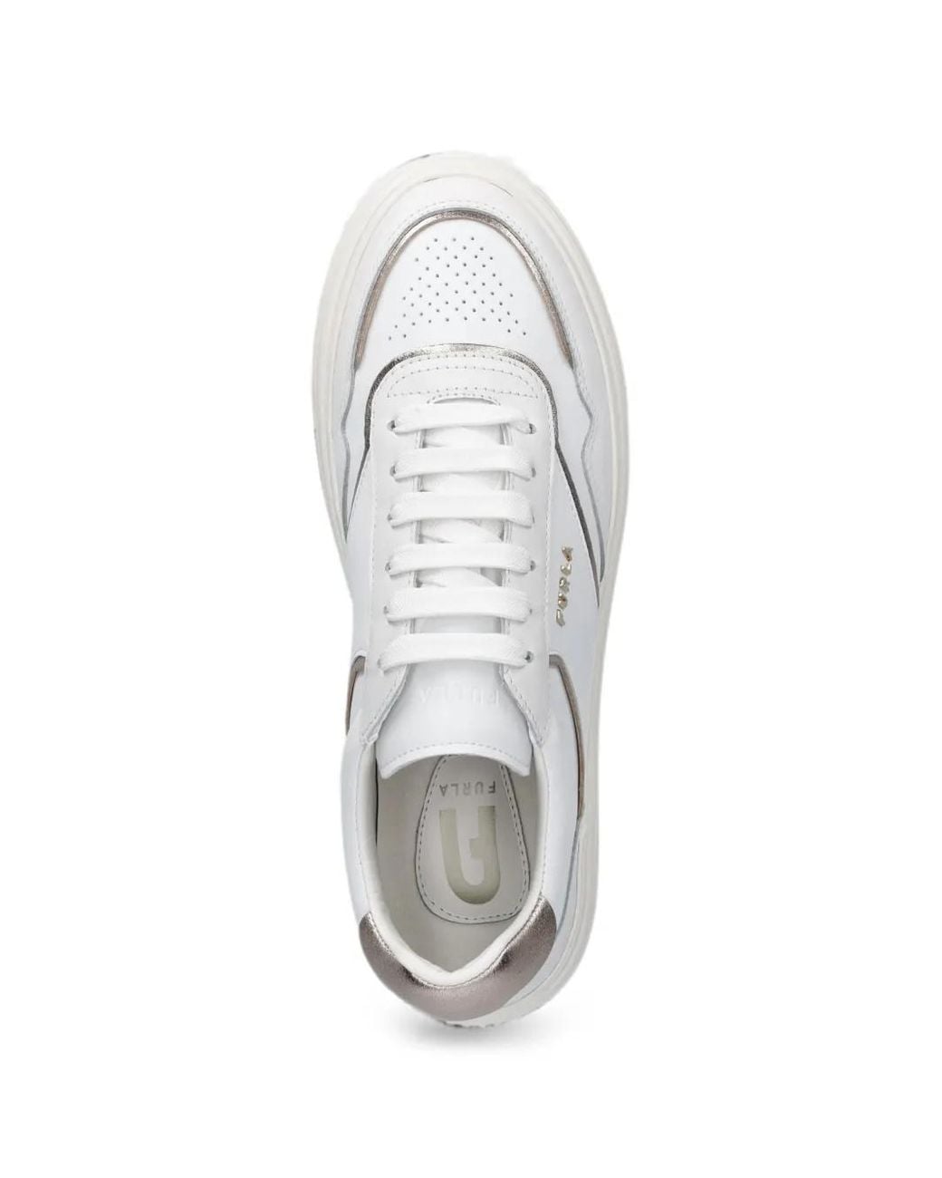 Furla White Leather Sneakers
