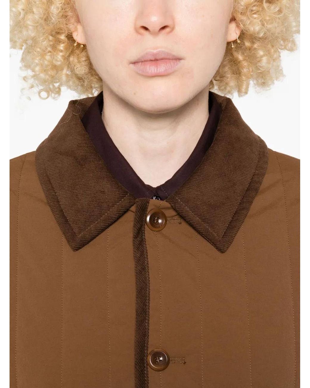 Giacca Trapuntata di A.P.C. in Brown