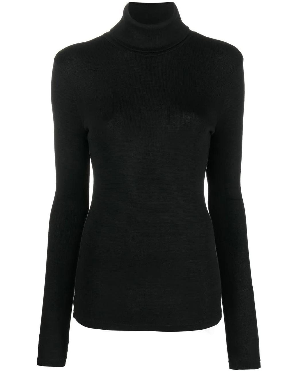 Isabel Marant Black Fitted Jumper With Turtleneck