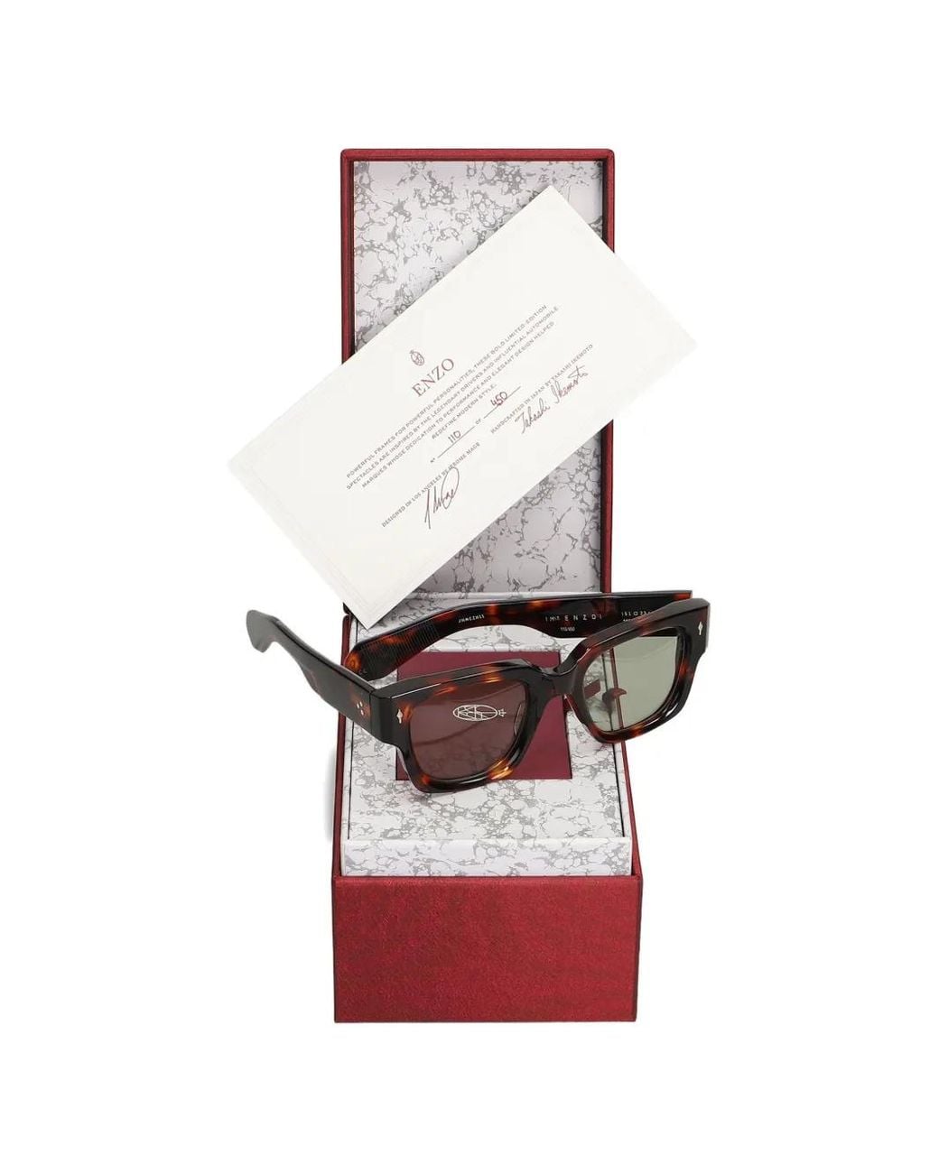 Jacques Marie Mage Black Enzo Square-Frame Sunglasses