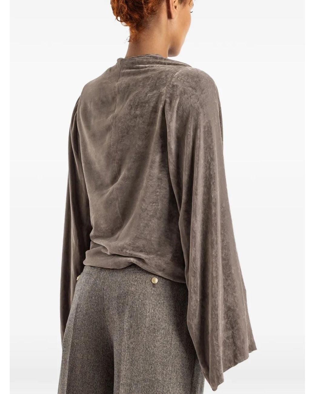 Rick Owens Brown Twist Top
