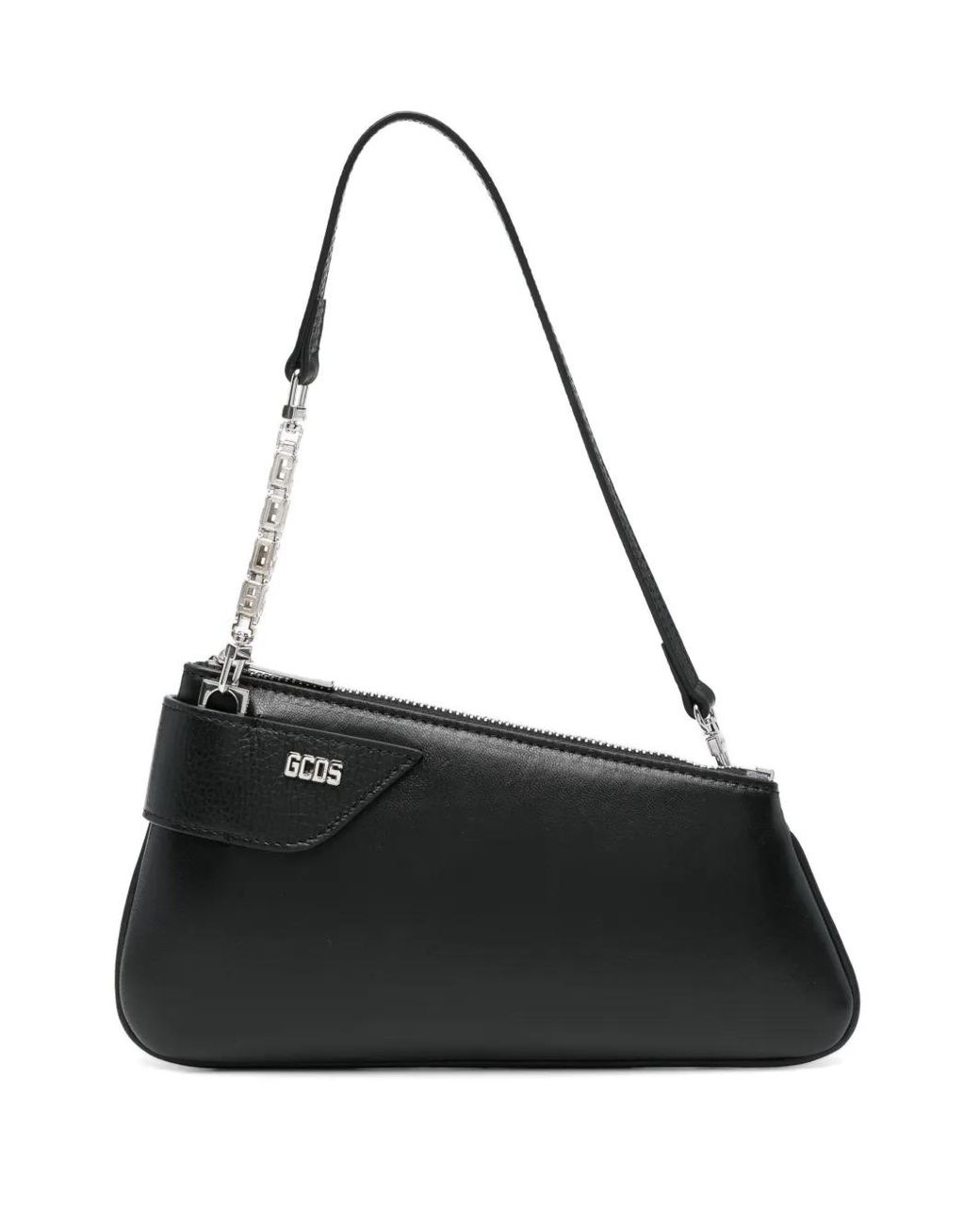 Gcds Black Comma Notte Shoulder Bag