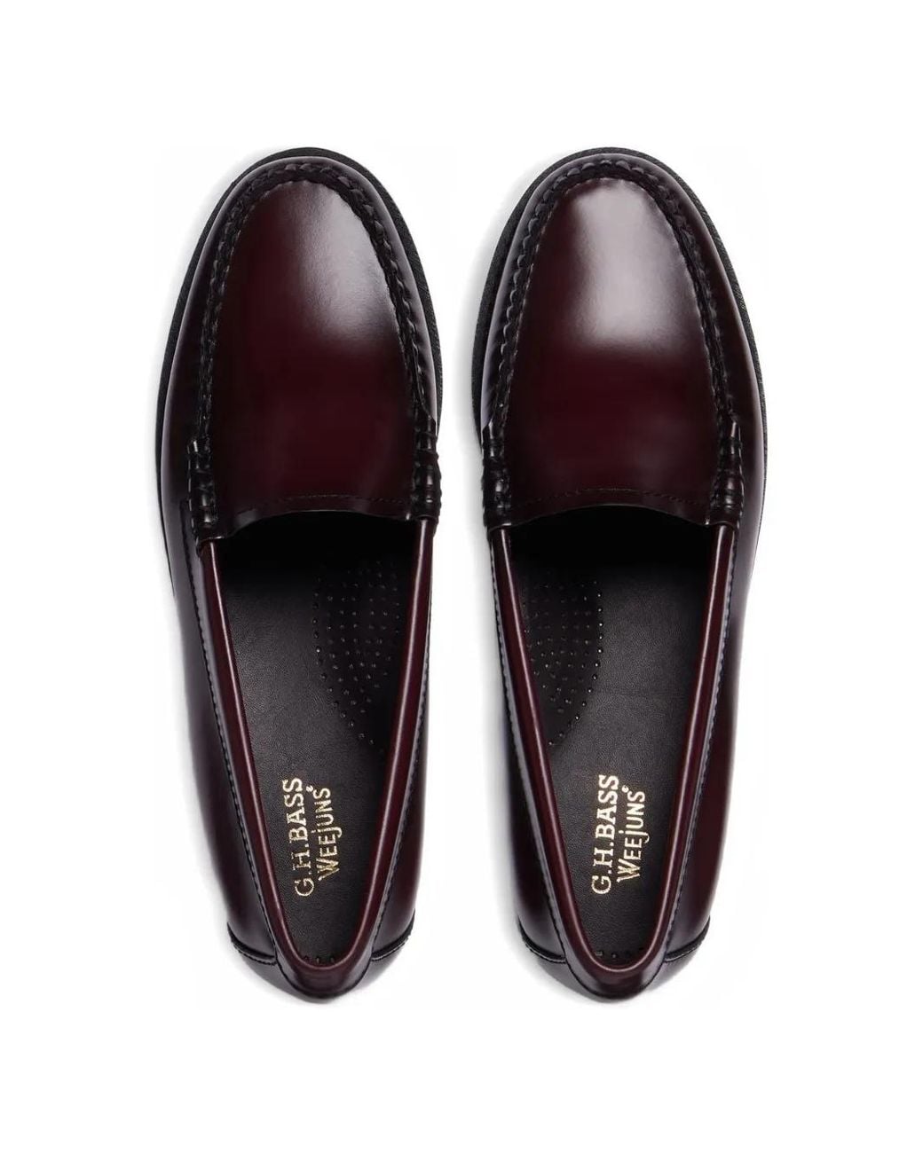 G.H.BASS White Weejuns Whitney Venetian Loafers