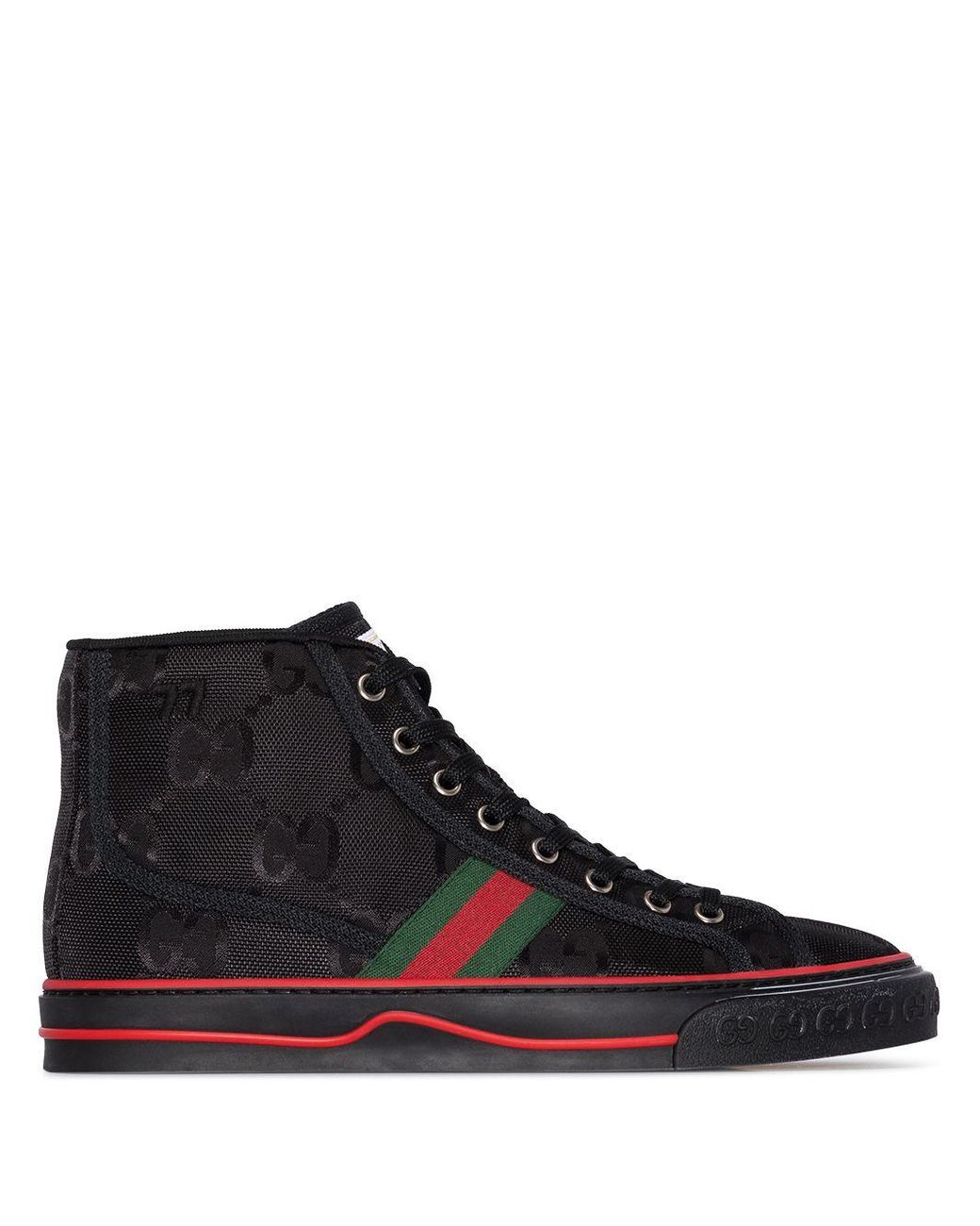 Gucci Off The Grid High Top Sneakers in Black - Lyst