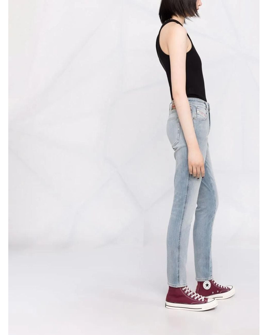DIESEL Blue 2015 Babhila 09B68 Skinny Jeans