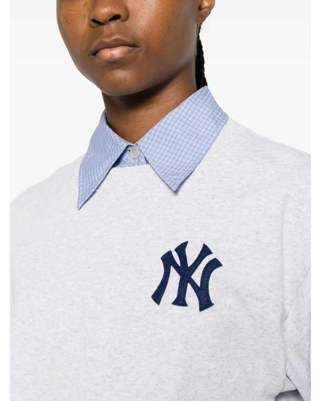 Sporty & Rich White Embroidered Sweatshirt