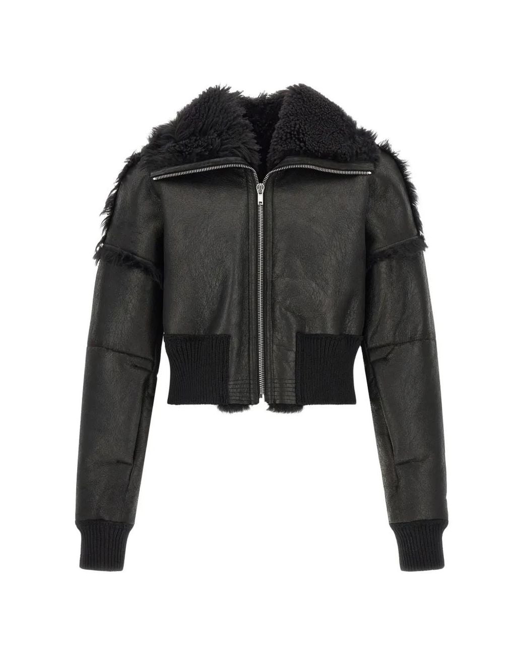 Rick Owens Black Tower Flight Jck Cropped for men