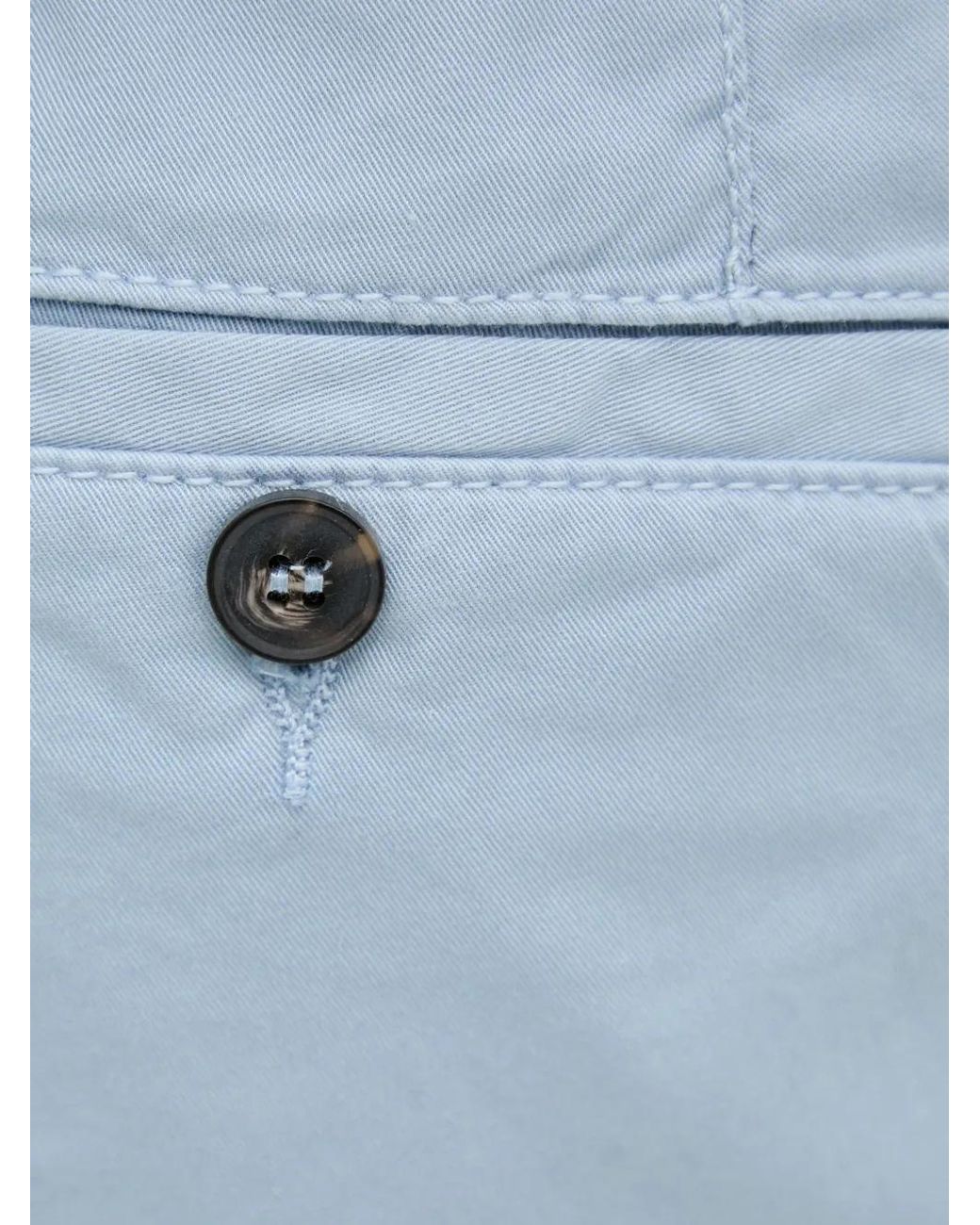 Benetton Blue Pantalon Chino Kalhoty for men