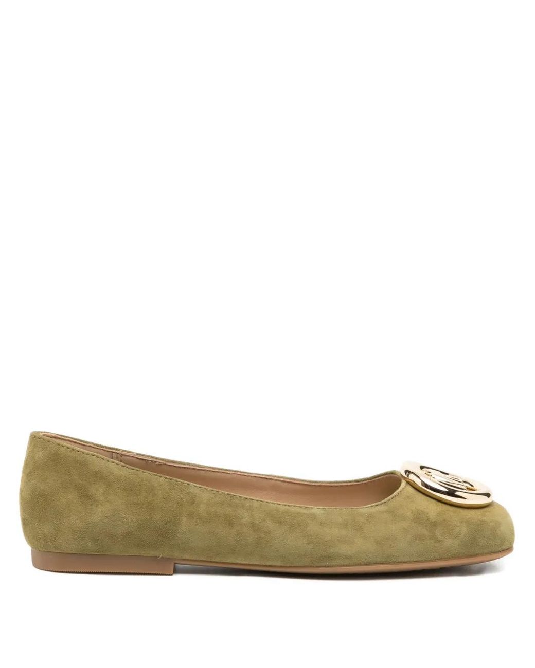 Michael Kors Milan Ballet Flats in Green Lyst UK