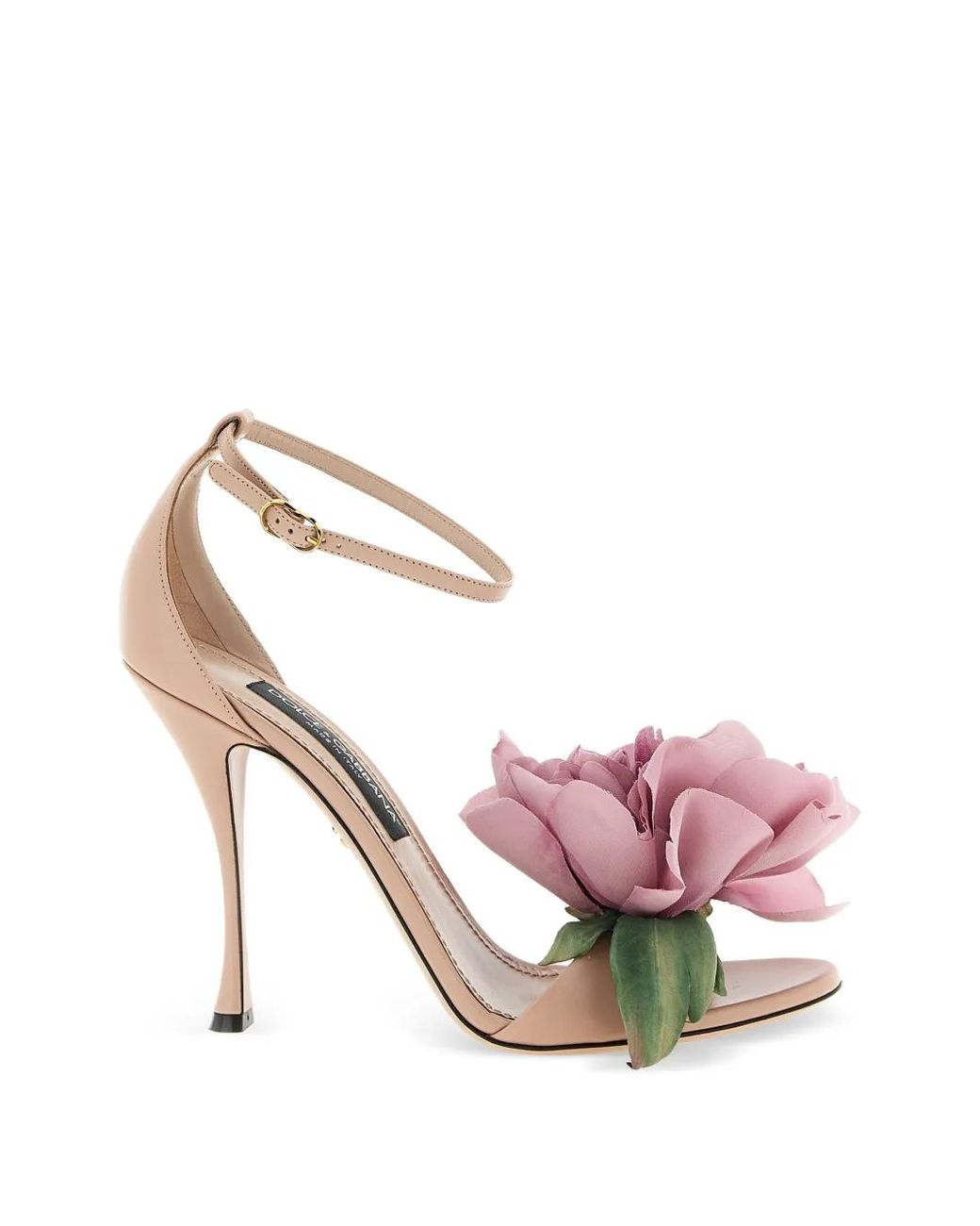 Dolce & Gabbana Pink Bouquet Sandals