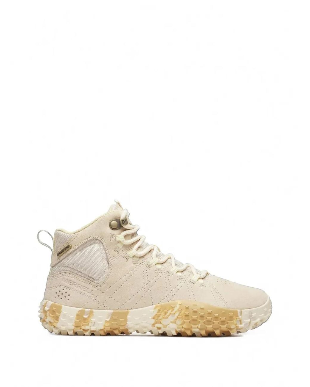 Merrell White Wrapt Mid Waterproof Mid-Top Sneakers