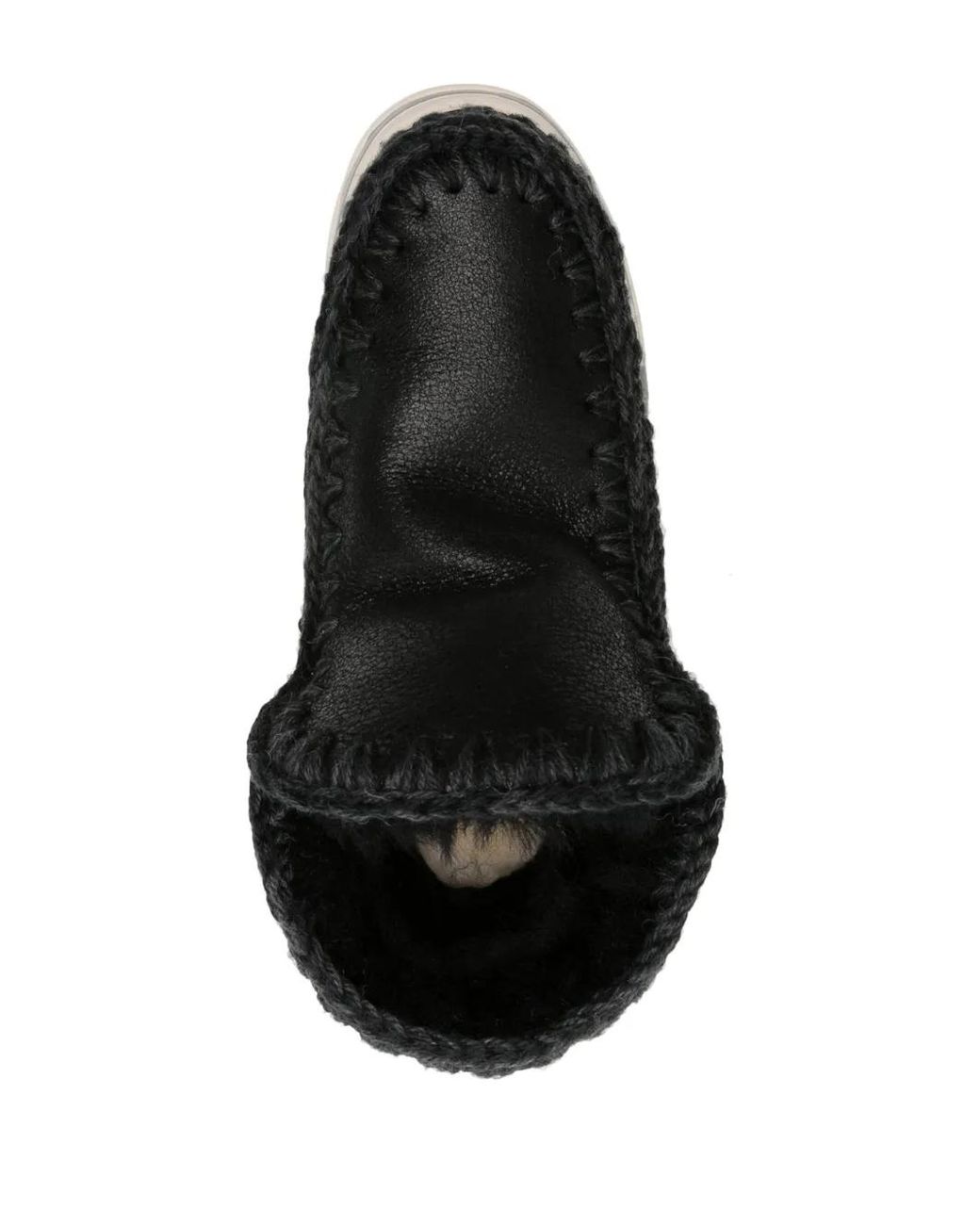 Mou Black Slip-On Sneakers