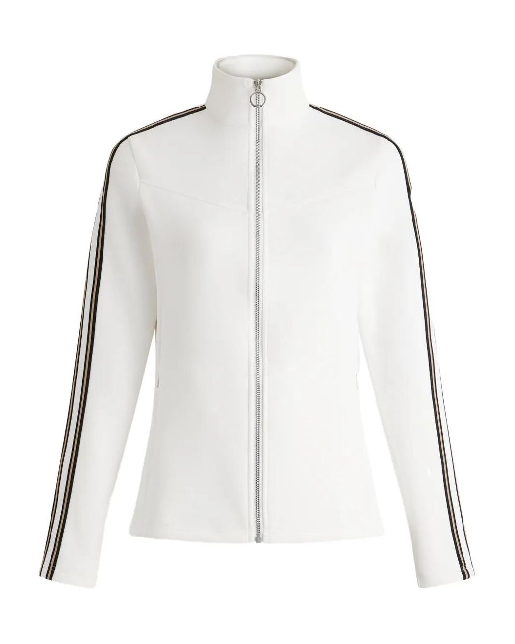 Fusalp White Skijacke Mit Reißverschluss