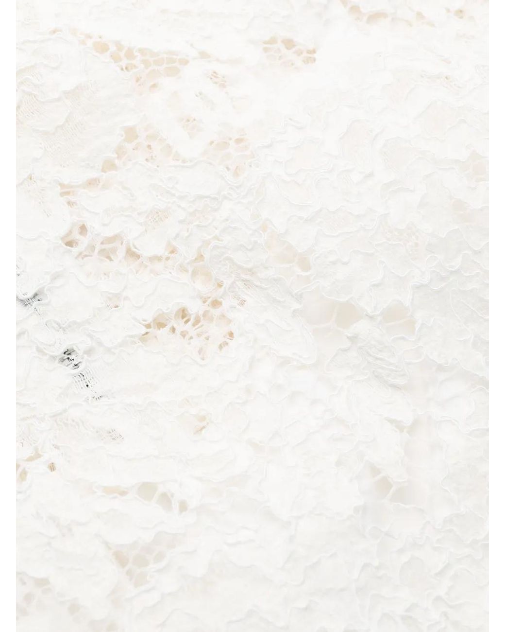 Dolce & Gabbana White Lace Mini Dress