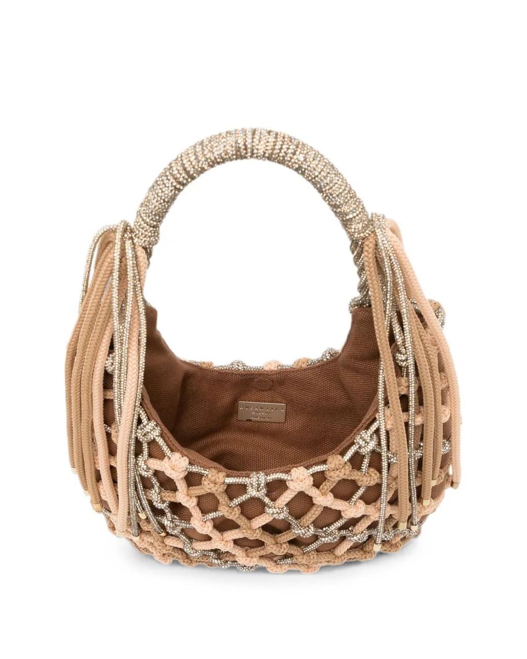 Rosantica Natural Nodi Shoulder Bag