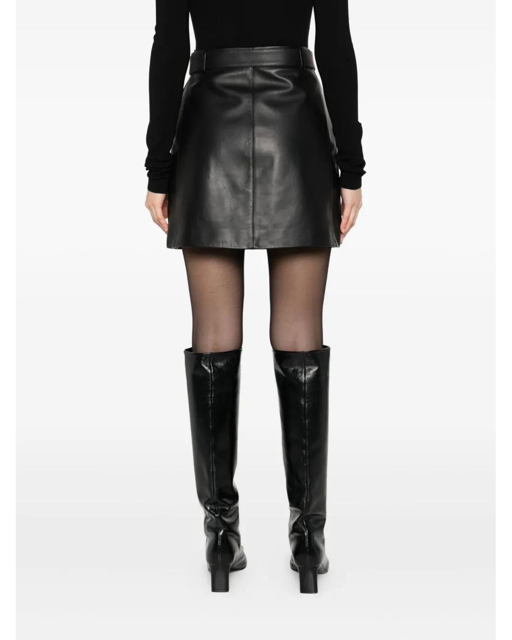 Arma Mini-Rok Met Ceintuur in het Black