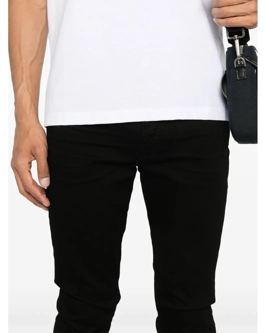 Vaqueros Skinny Stack Amiri de hombre de color Black