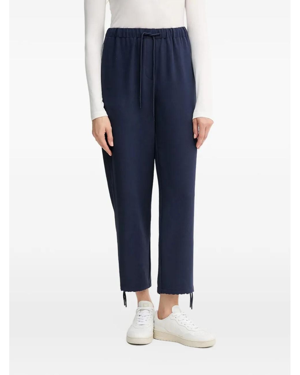 Benetton Blue Drawstring Trousers