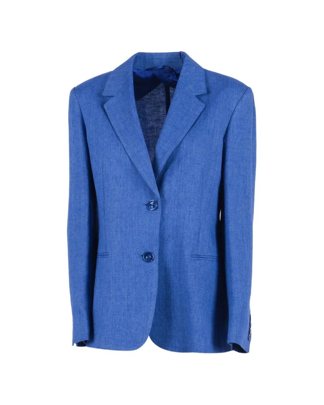 Blazer Bello Con Botones Max Mara de color Blue