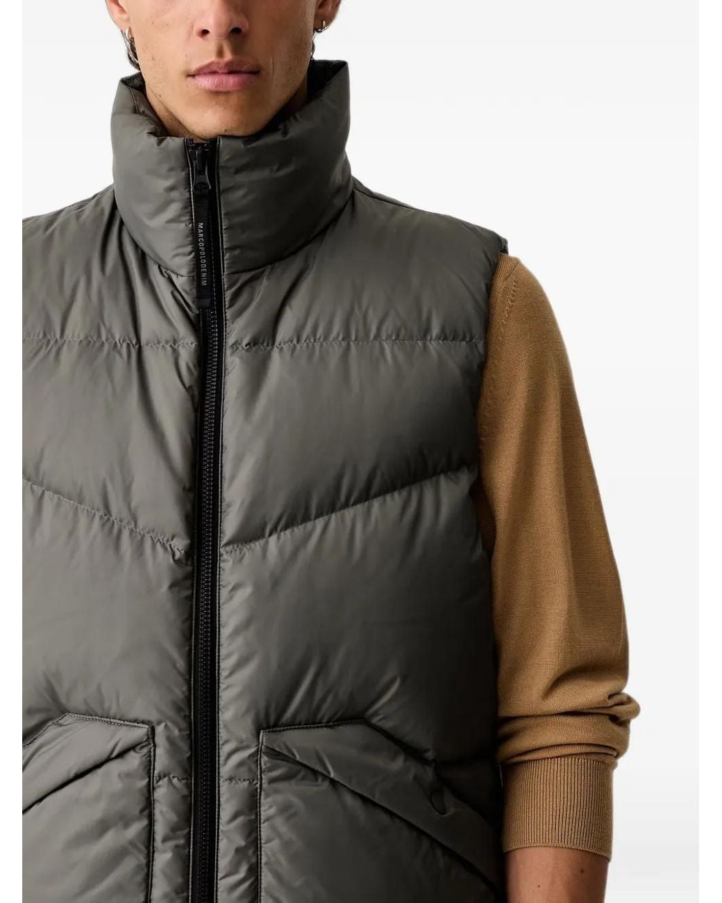 Marc O' Polo Gray Doudoune Sans Manches for men