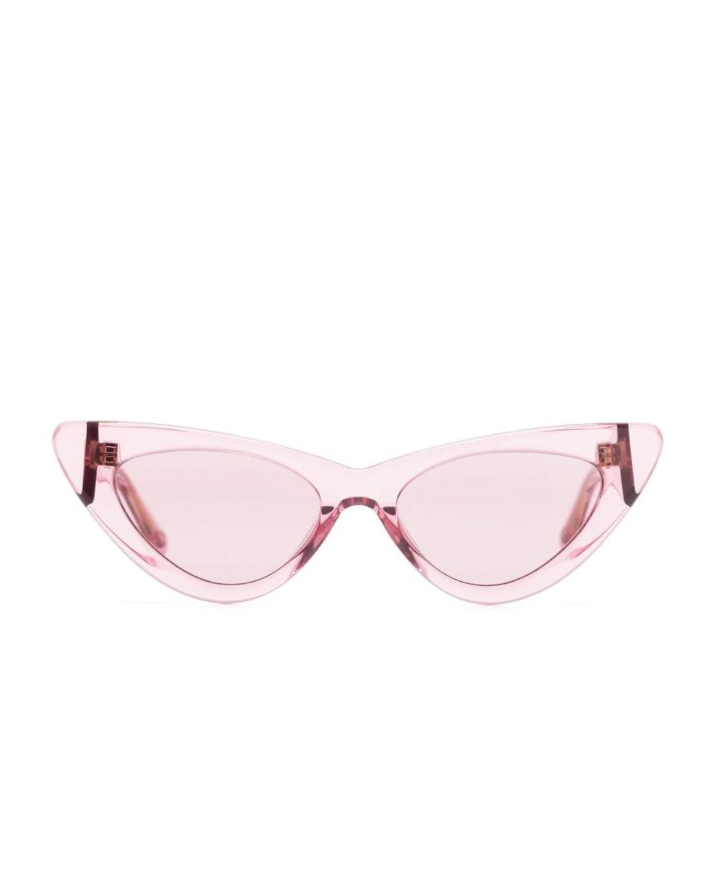 Linda Farrow X The Attico Dora Cat-eye Sunglasses in Pink | Lyst