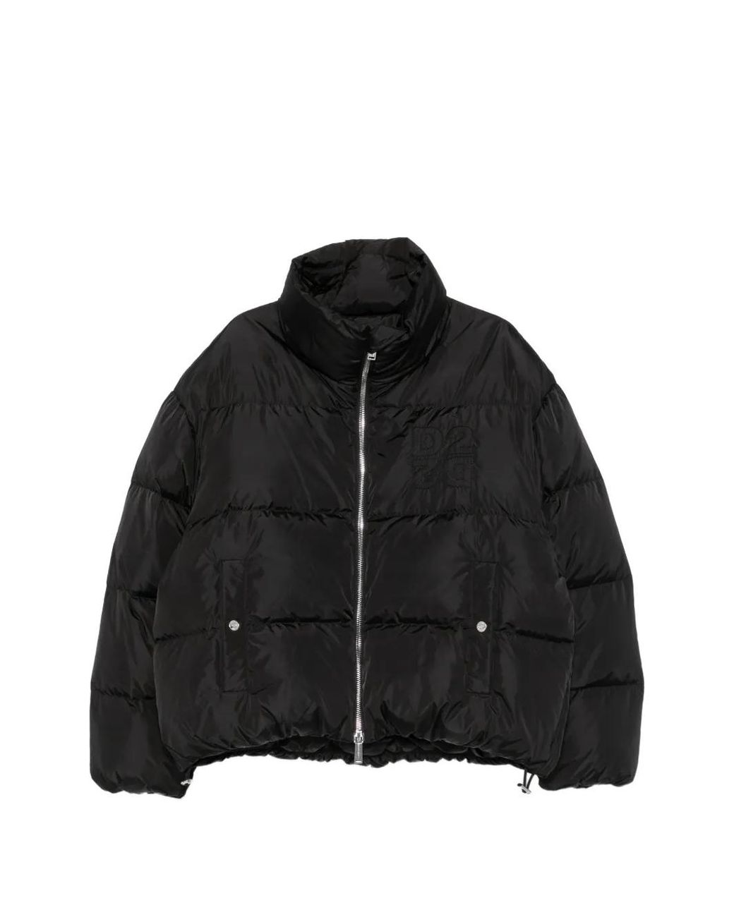 DSquared² Black Upside Down Puffer Jacket