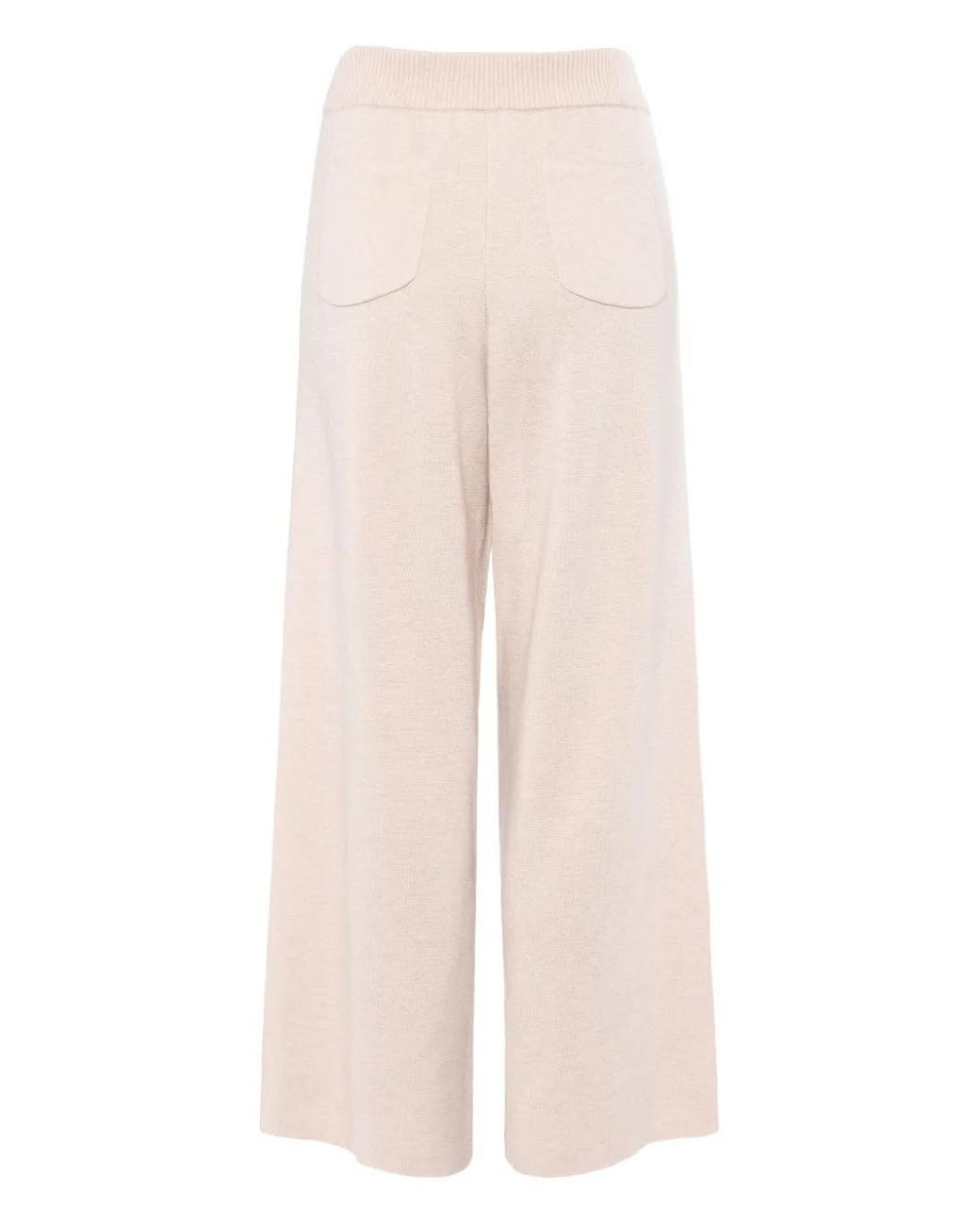 Eres White Smooth Trousers