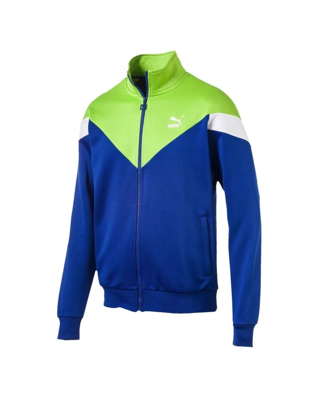 PUMA Blue Logo-Print Sweatshirt for men