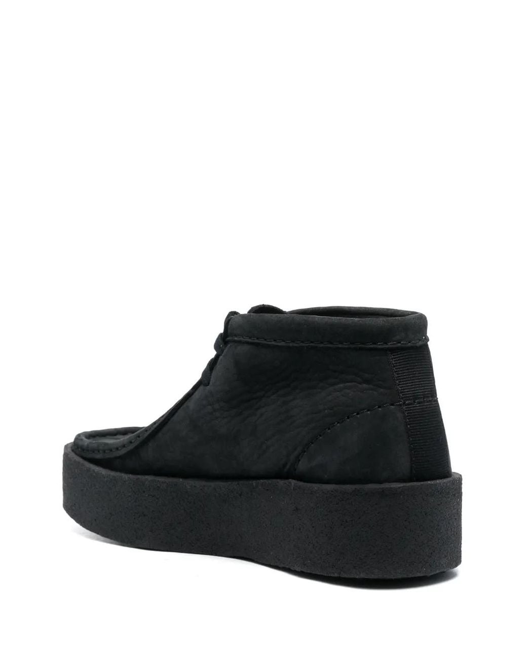 Clarks Black Wallabeecup Bt Shoes