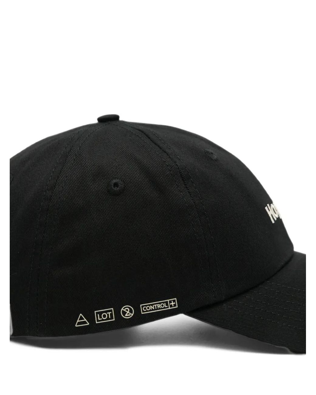HOPEIUM Black Casquette À Logo Brodé for men