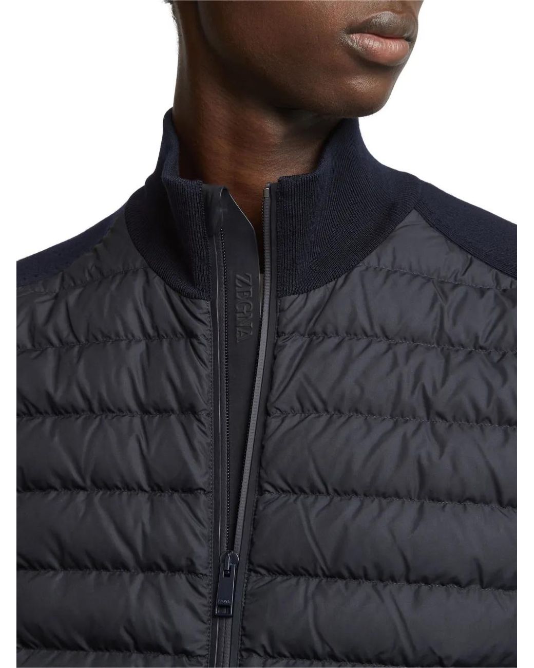Zegna Blue High Performance Wool Vest for men