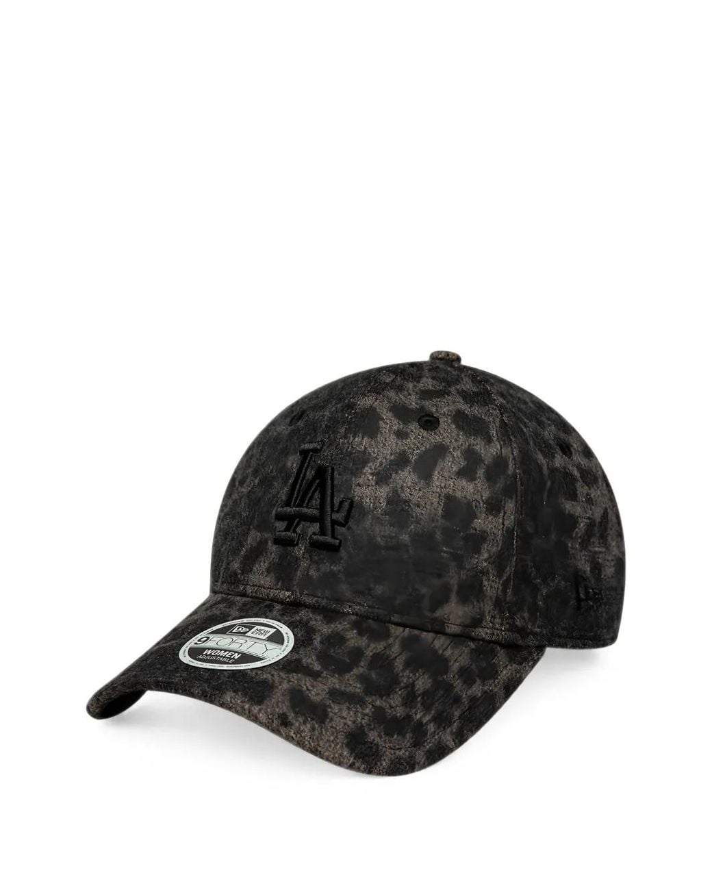 KTZ Black 9Forty La Dodgers Mlb Leopard-Print Cap